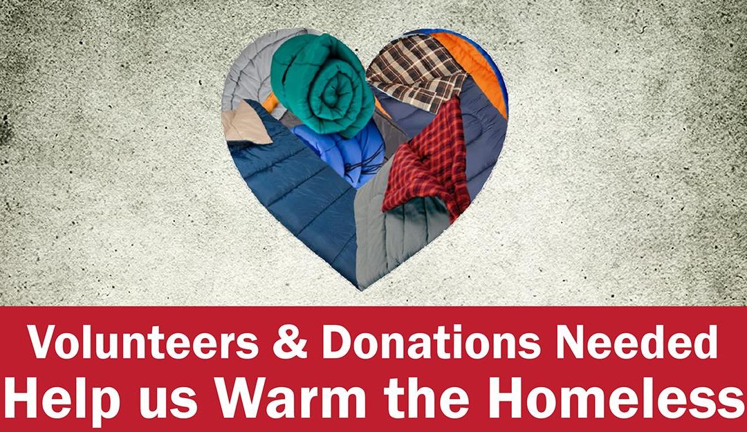 Volunteers and Donations Needed for Warming the Homeless