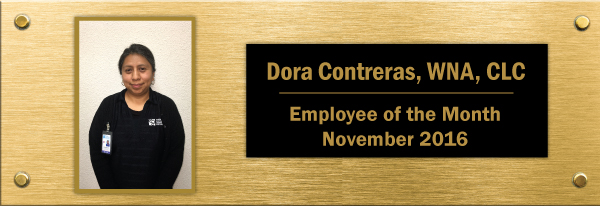 Employee of the Month – November 2016