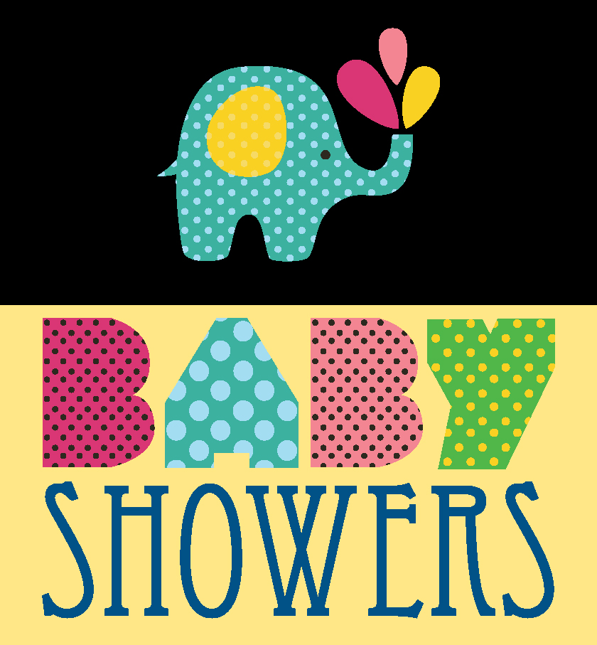 baby shower graphic with elephant