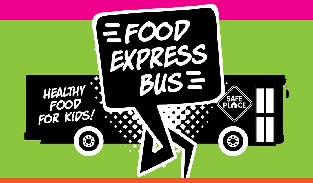 Food Express Bus Providing Grab-and-Go Meals for Kids