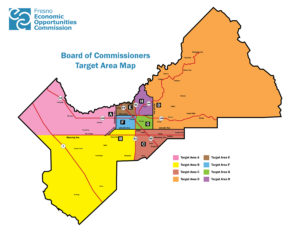 Fresno EOC County Target Area Map