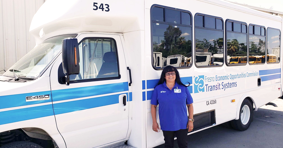 Fresno EOC Transit Driver Pearl Reyes