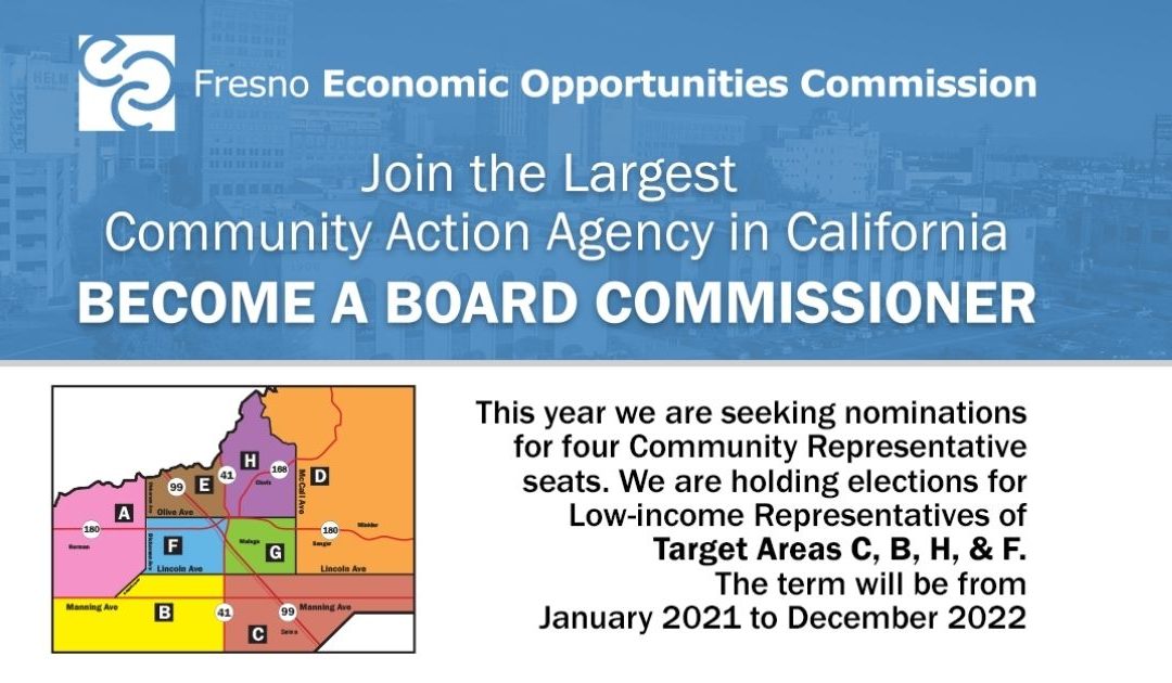 Fresno EOC is seeking nominations for Board Commissioners