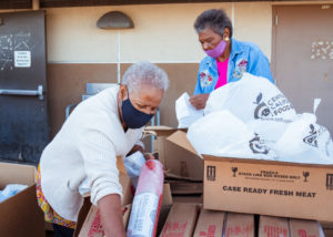 Food Distribution for Foster Grandparent Volunteers