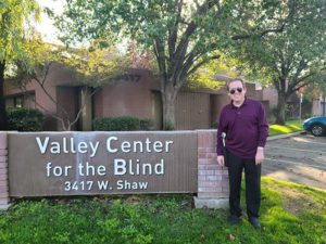 Photo of Matt Sidlinger, Support Services Assistant for Valley Center for the Blind