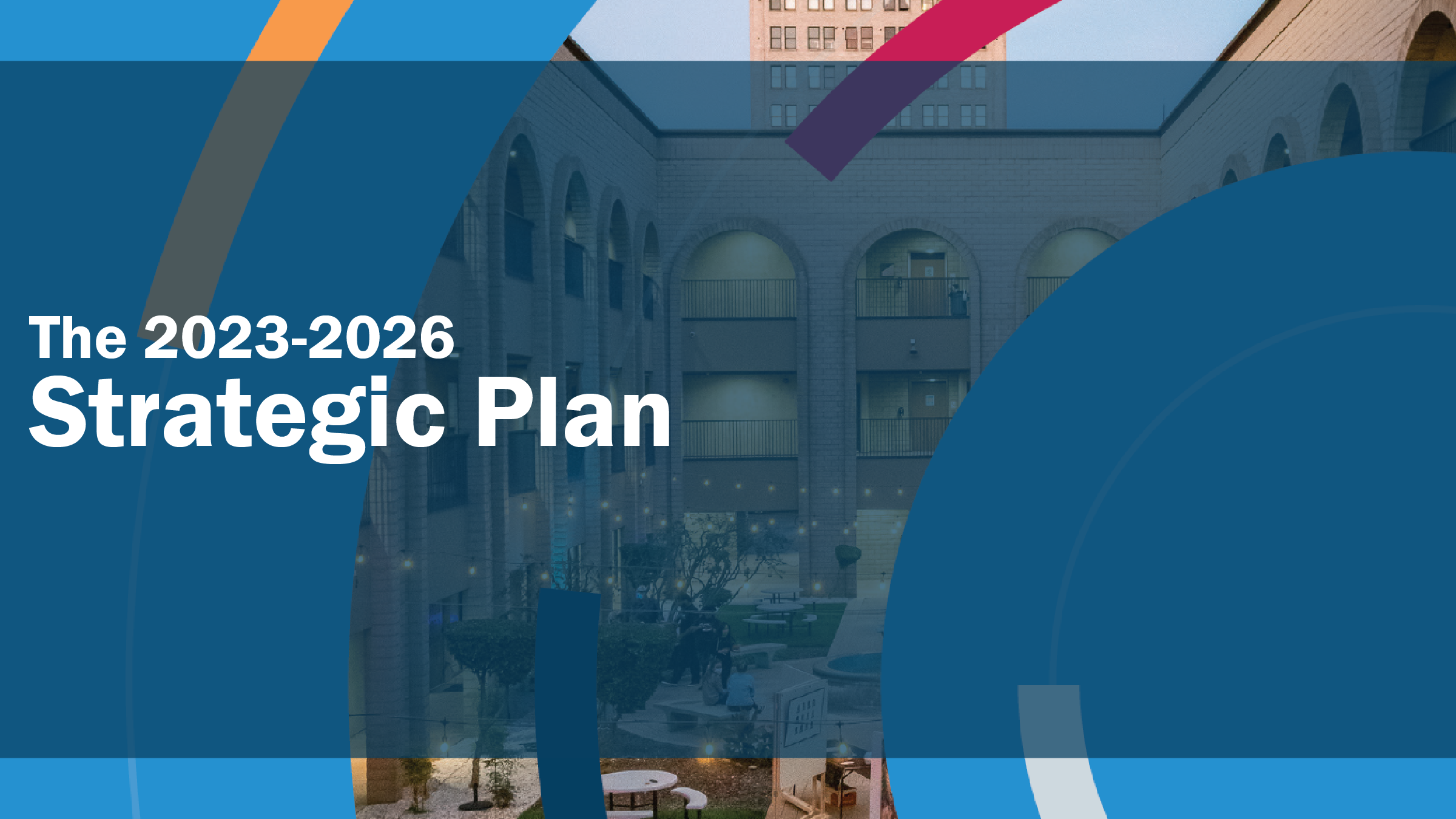 image for decoration with words the 2023-2026 strategic plan